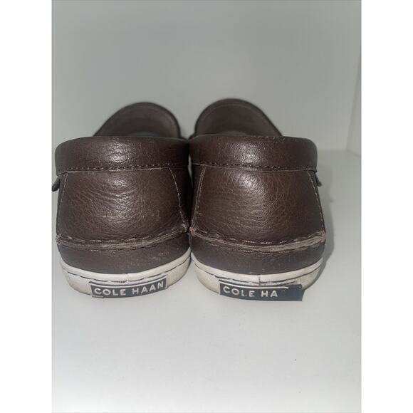 Cole Haan Grand OS Pinch Maine Classic Brown Leather Penny Loafers Mens 12M - Picture 7 of 10